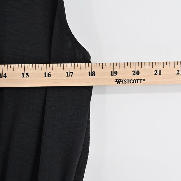 GILLI Jumpsuit Womens Size S Black Sleeveless Mock Neck Drawstring Waist Jogger‎ - Picture 11 of 14